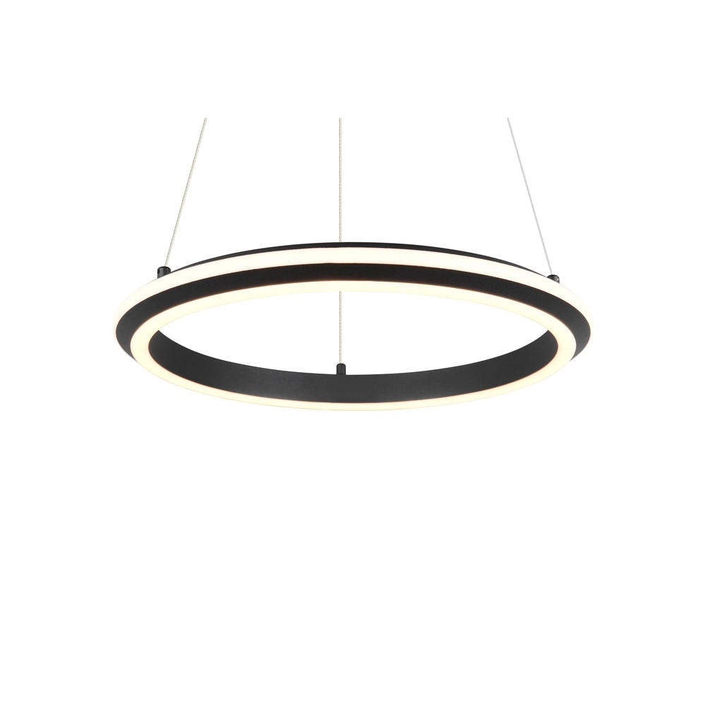 Hanglamp Amador zwart Ø 45cm Trio 4017807656626