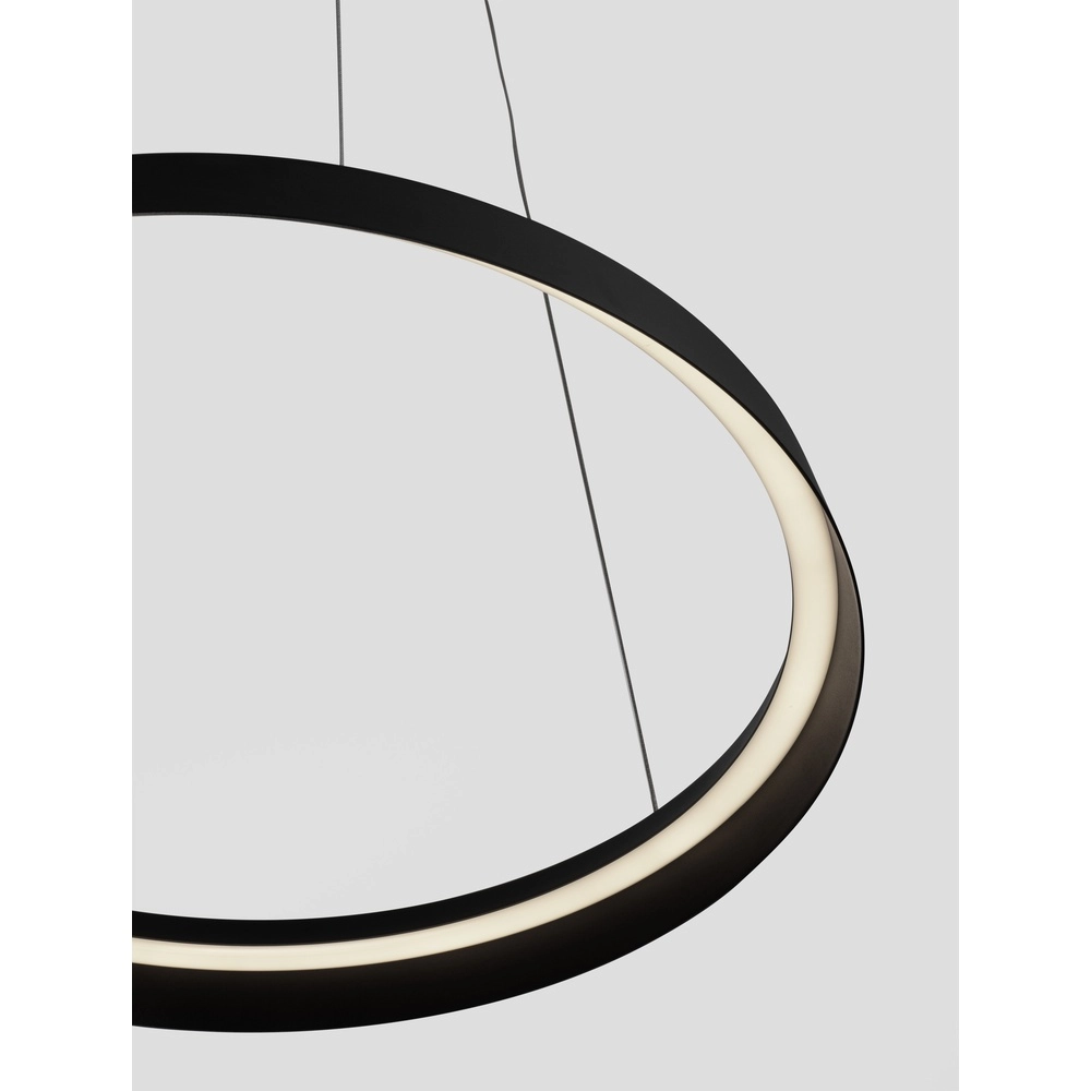 Design hanglamp Ormi Ø 60cm zwart Lyora 5212017448835
