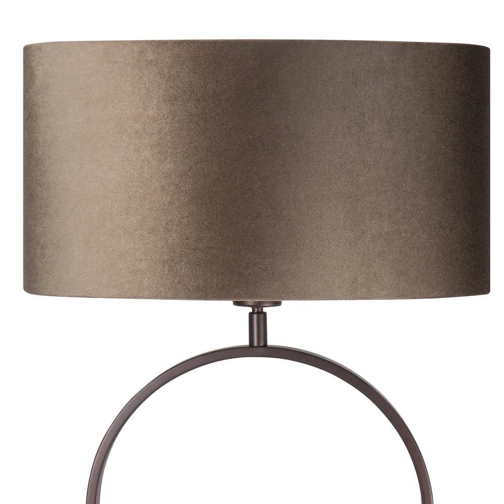 Tafellamp Siena choco 48cm Highlight 8718379050602