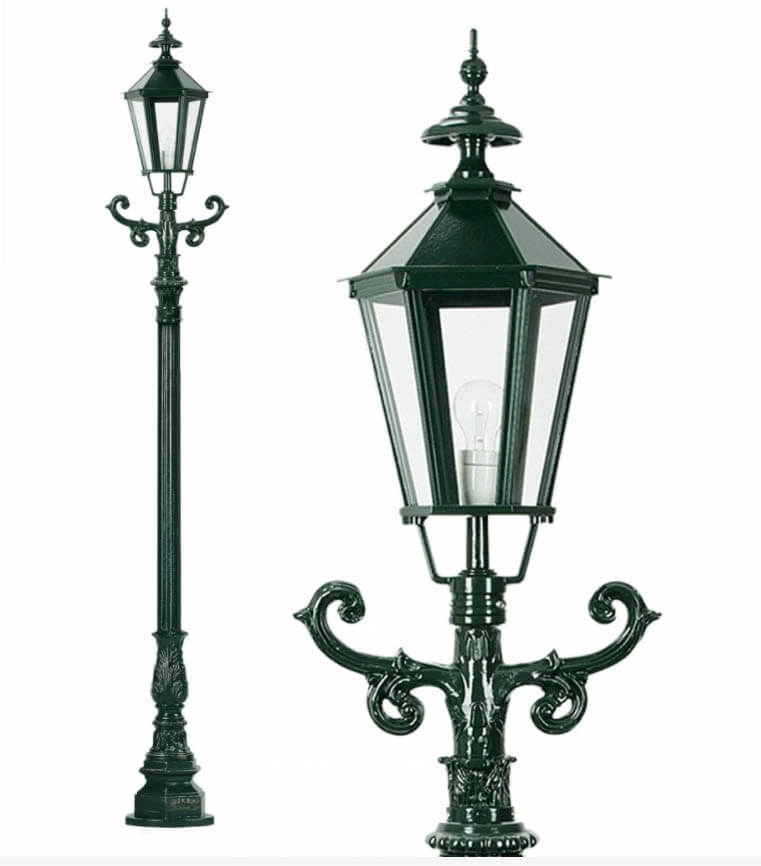 Oudhollandse lantaarn Siegburg zwart