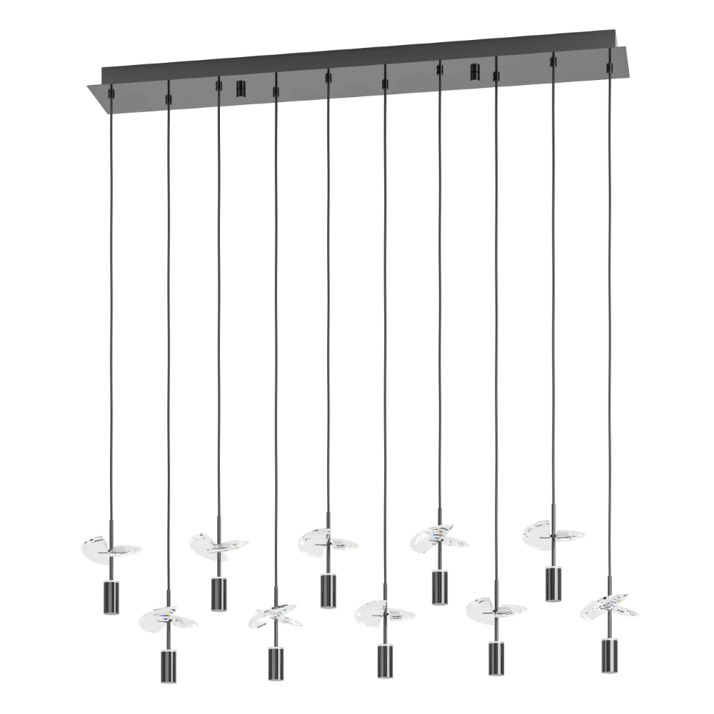 Hanglamp design Comareira grijs 3-staps CCT