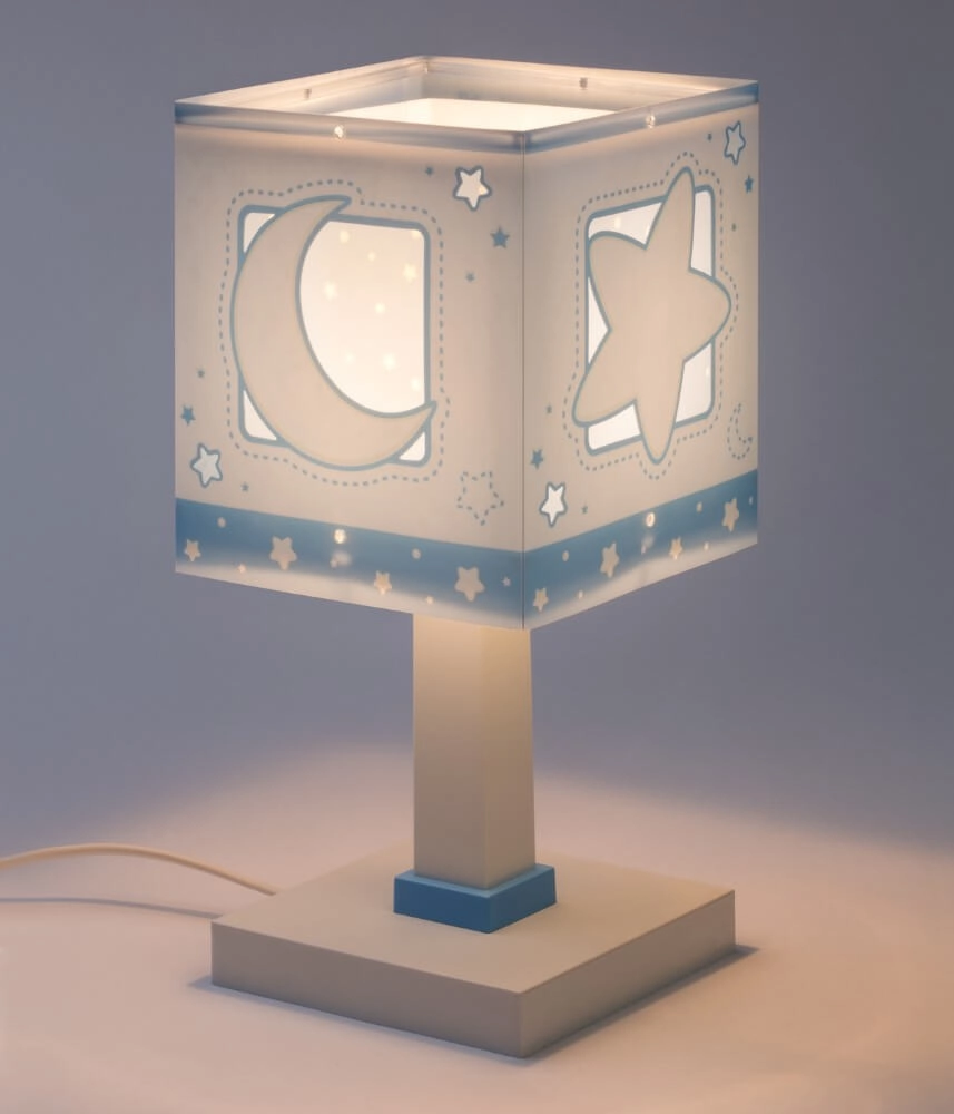 Kinderkamer tafellamp Moonlight soft blauw Dalber 8420406000381