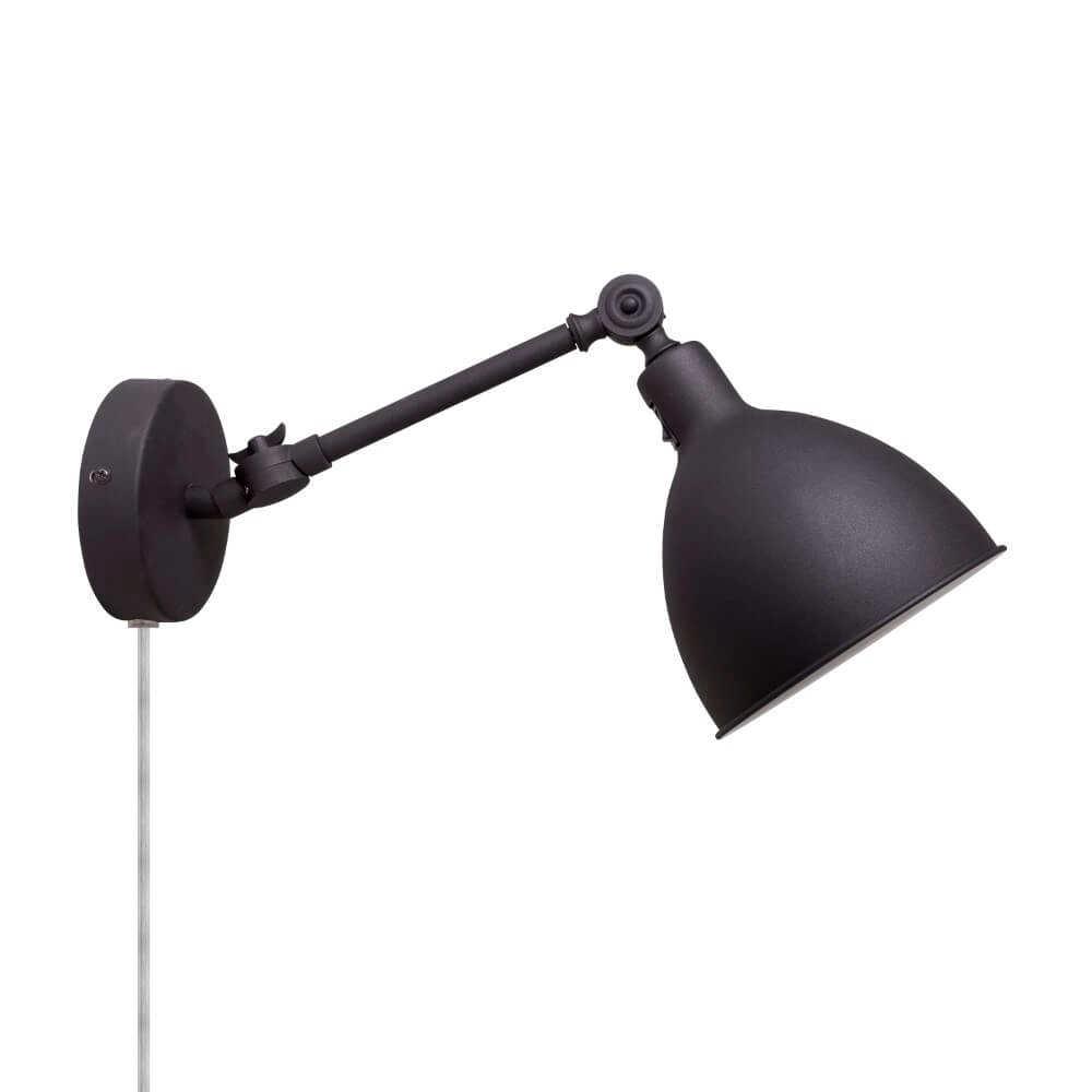 Wandlamp Bazar mat zwart 49cm Wandlamp Bazar mat zwart 49cm