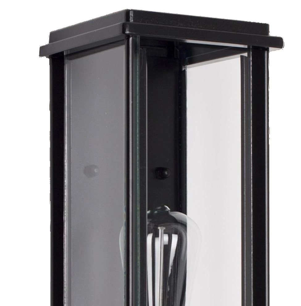 Stijlvolle buitenlamp Capital 35cm zwart KS Verlichting 8714732660204