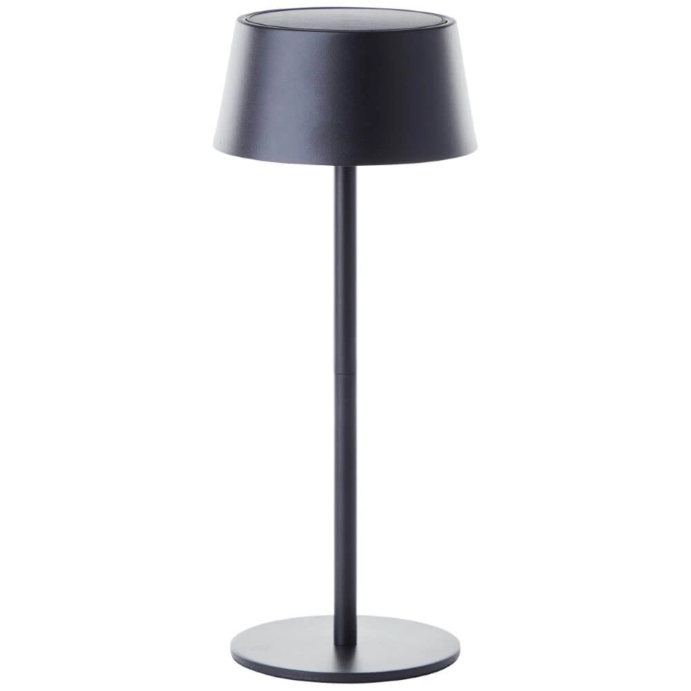 Zwarte design tafellamp Picco op batterij Brilliant 4004353437717