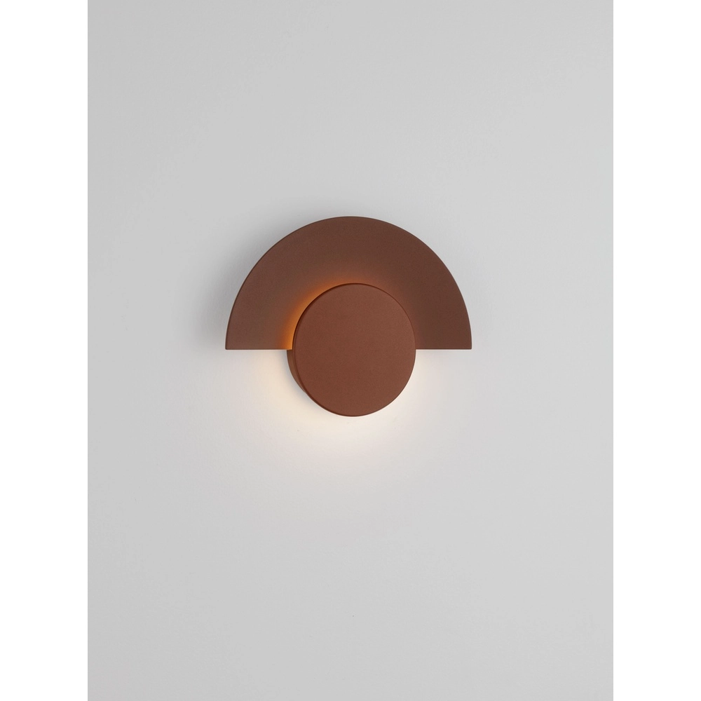 Moderne wandlamp Gloo roestbruin - 3000K Lyora 5212017497277