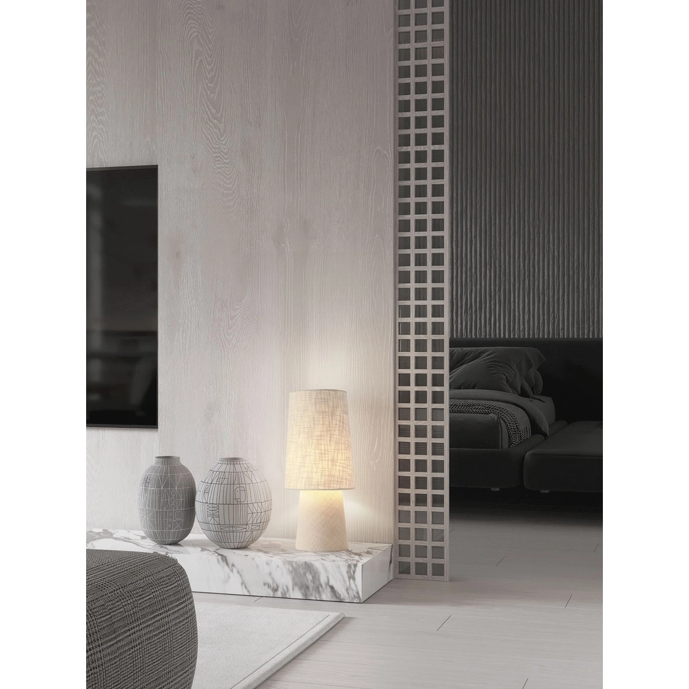 Japandi tafellamp Nebia beige