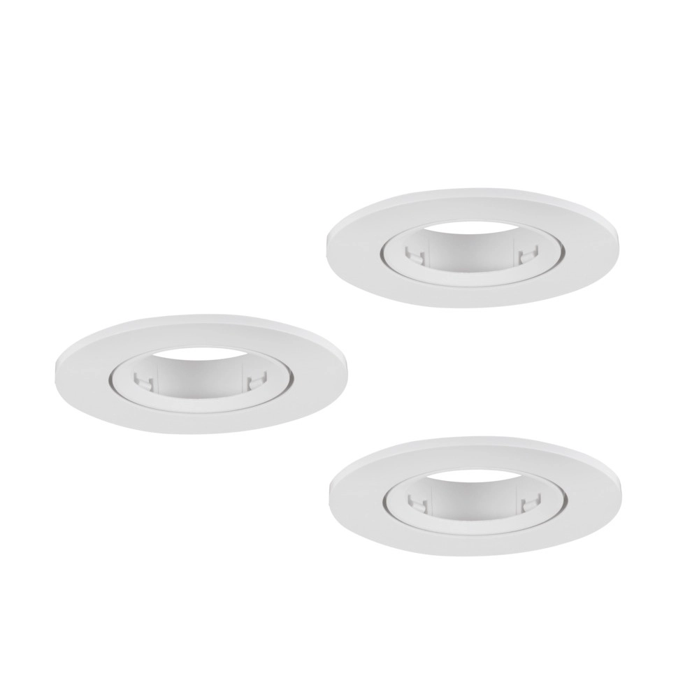 Set van 3 inbouwspots Barranco wit Ø 9cm Eglo 9008606359097