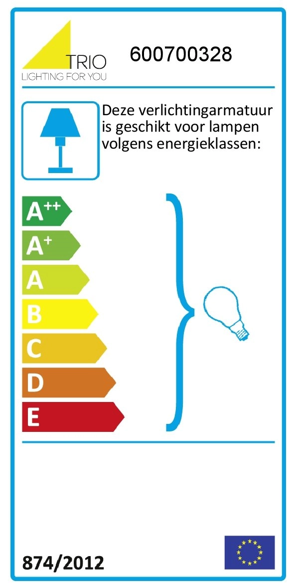 Antieke plafonlamp Traditio Trio 4017807354225