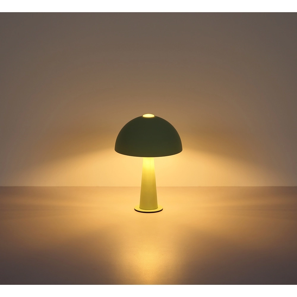 Moderne tafellamp Julia groen Globo 9007371592616