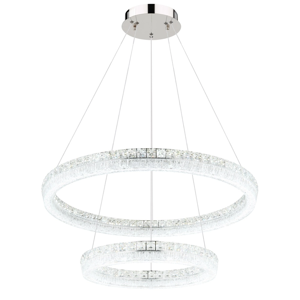 Hanglamp Laurel chroom Ø 80cm Globo 9007371569779