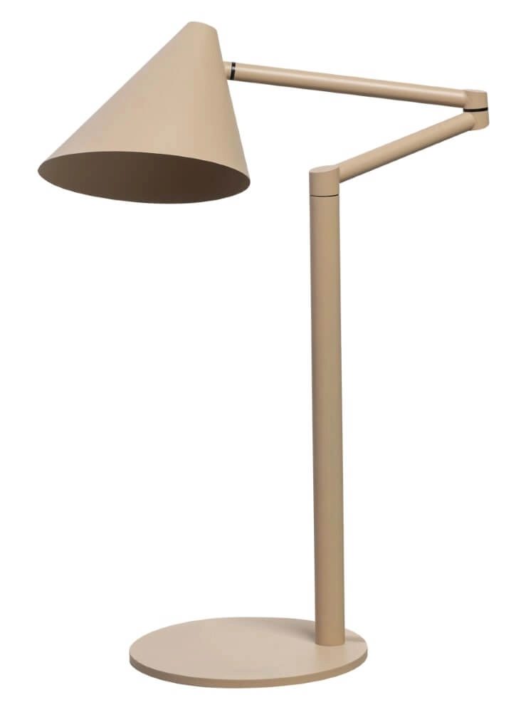 Design tafellamp Marvis zandkleurig
