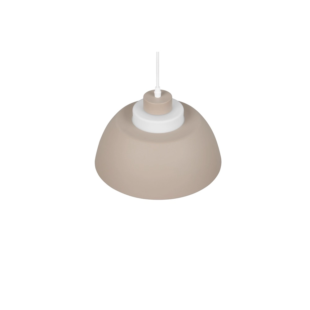 Design hanglamp Tilos zand bruin Ø 30cm Trio 4017807690118
