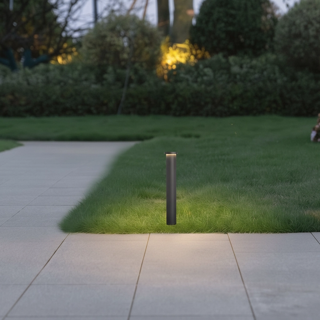 Moderne padverlichting Bast donkergrijs 45cm - 3000K
