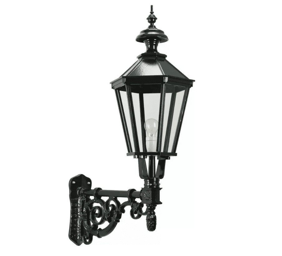 Muurlamp nostalgie Lisse zwart KS Verlichting 8714732123440