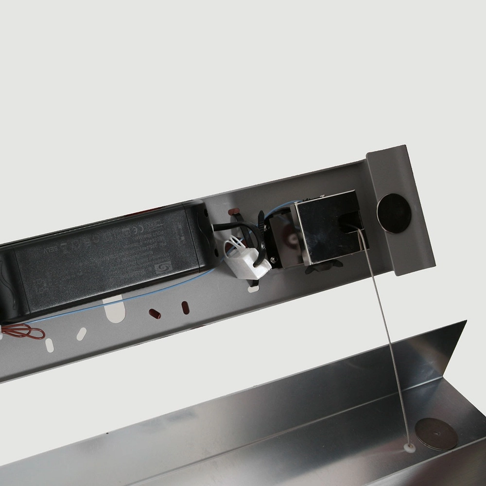 Strakke hanglamp Bloc metaalgrijs Steinhauer 8712746148268