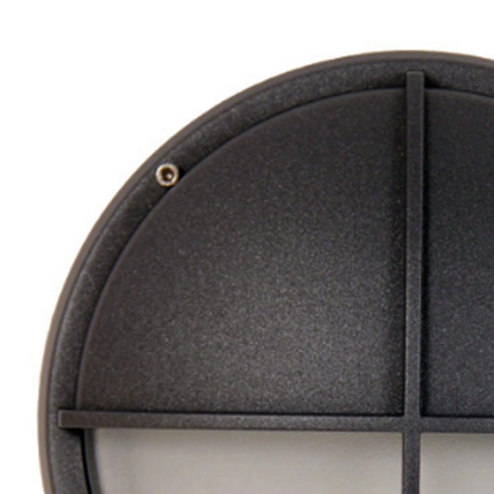 Ronde buitenlamp Docks Cap 26cm grafiet grijs Franssen 8010789052208