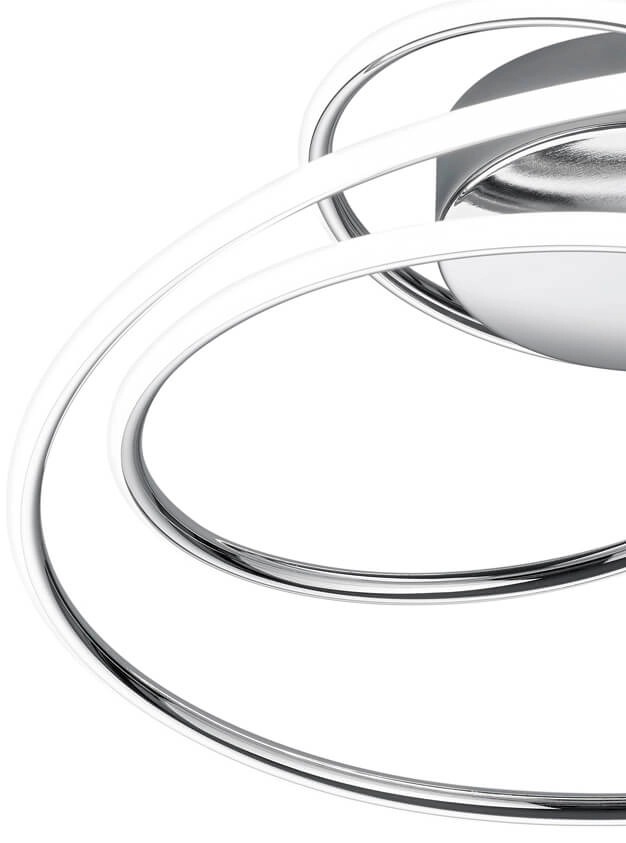Led plafondlamp Bologna chroom Trio 4017807525625