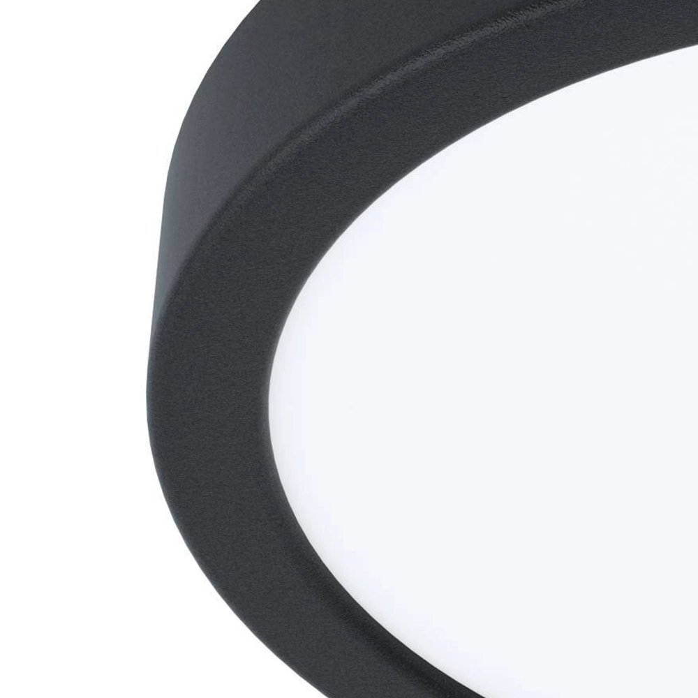 Led plafondlamp Argolis 2 IP44 zwart Eglo 9008606232635