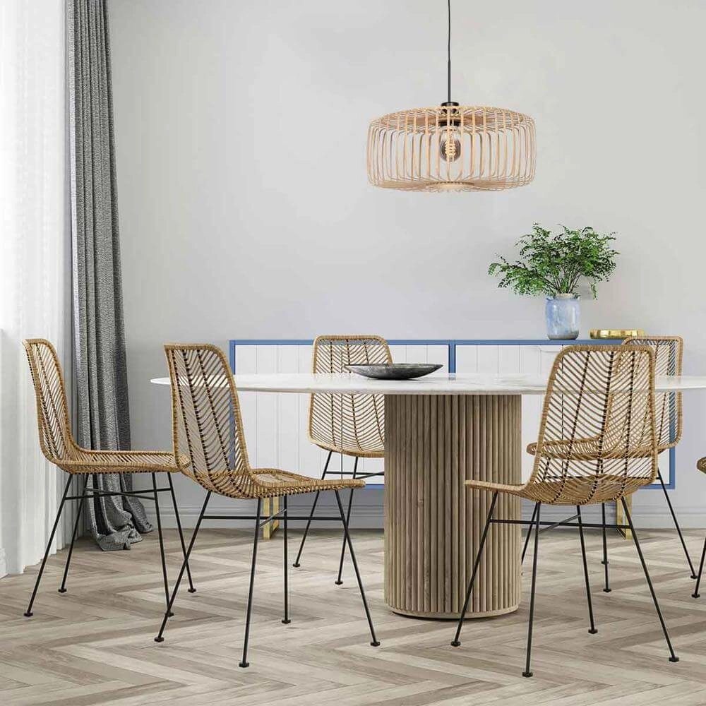 Bamboe hanglamp Sparkled Light Ø 50cm Steinhauer 8712746176841