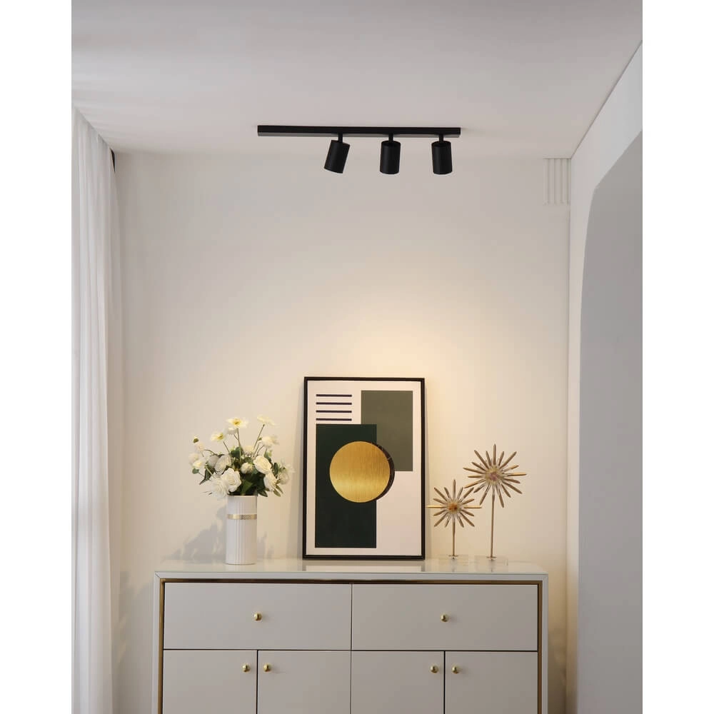 Plafondspot Onis 3-lichts - zwart Lyora 4255805302323