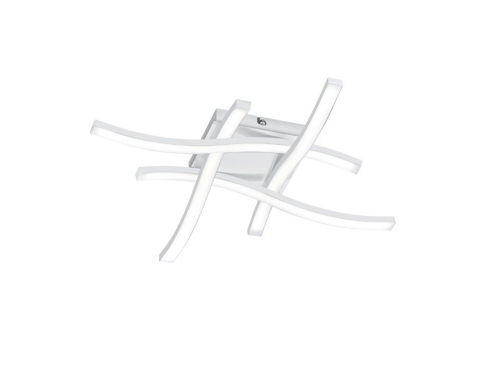 Vierkante plafondlamp Route