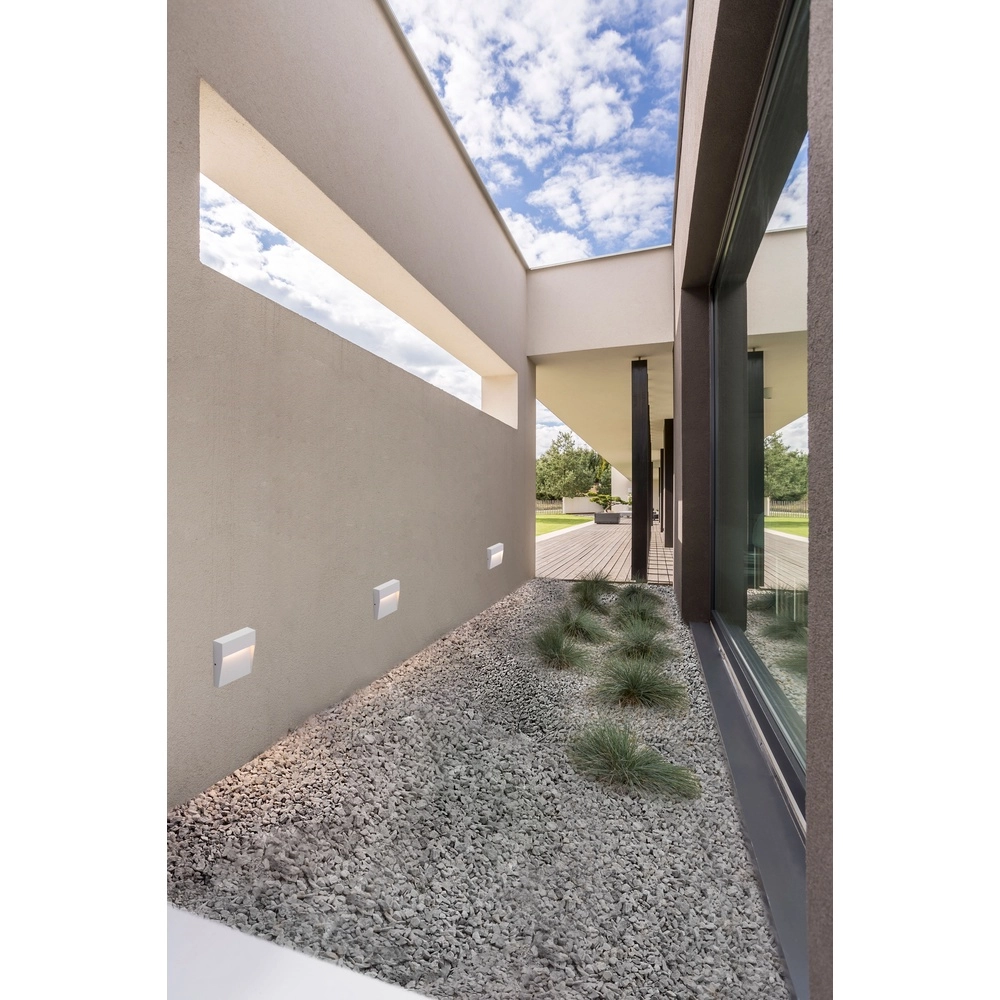 Vierkante wandlamp Toby design wit Lyora 5212017453587