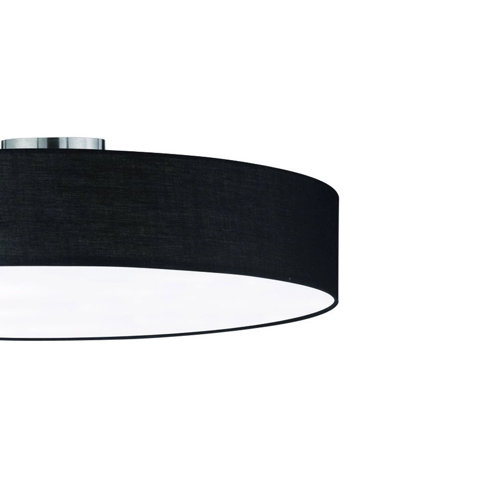 Plafondlamp Hotel 65cm zwart Trio 4017807369304