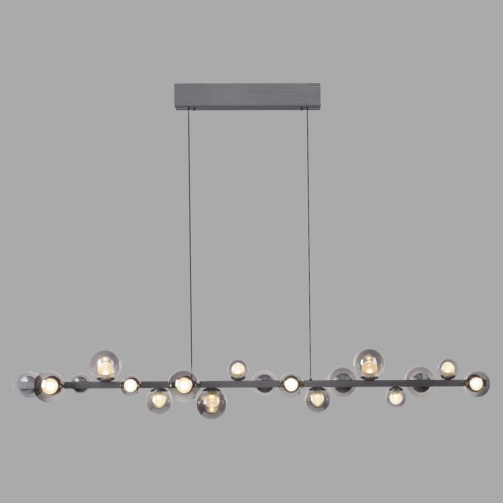 Eettafel hanglamp Pure E-Popup 18L - met smoke glas