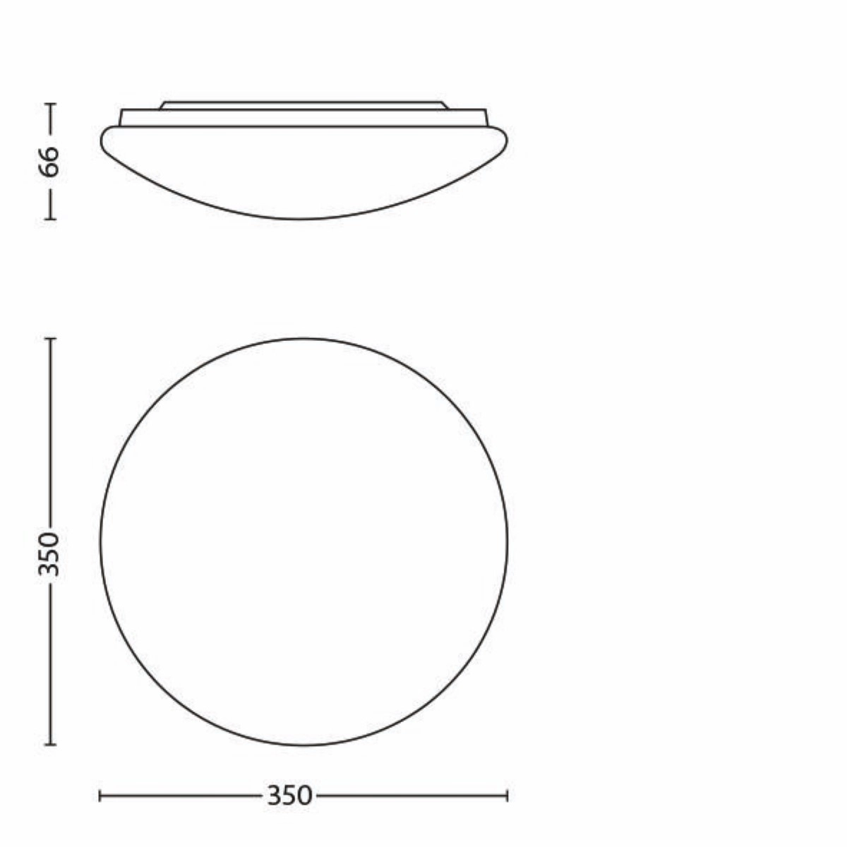 Plafonnière Wawel Philips 8718696162774