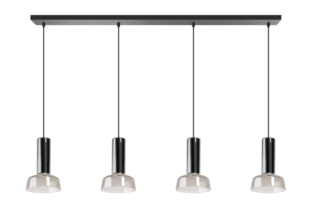 Hanglamp Beal smoke glas 120cm Hanglamp Beal smoke glas 120cm
