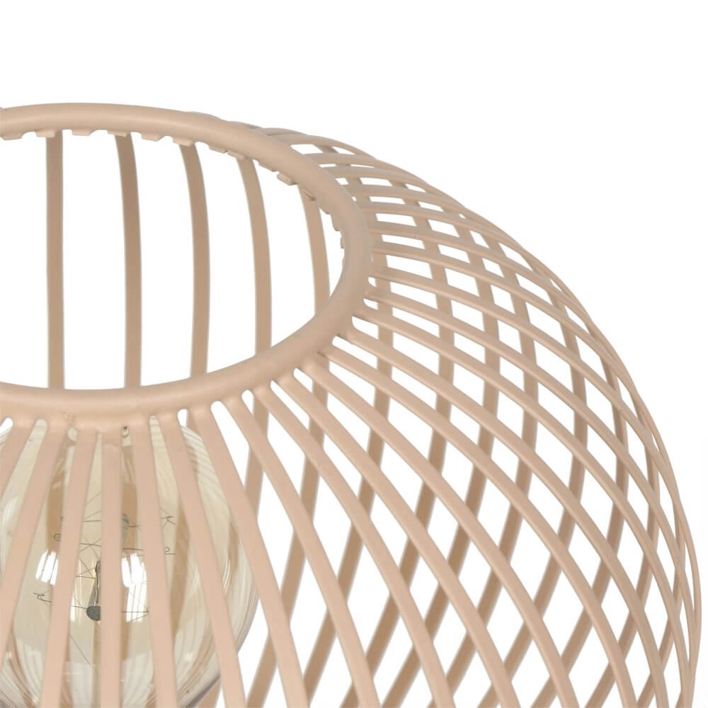 Draad tafellamp Gila Ø 33cm - zand Trio 4017807629101
