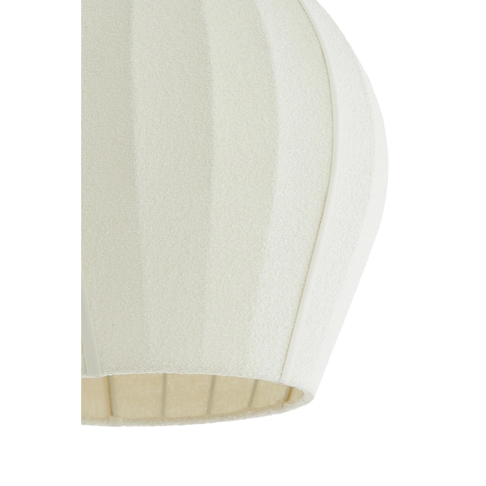 Bouclé hanglamp Zagori Ø 44cm - crème Light & Living 8717807793074