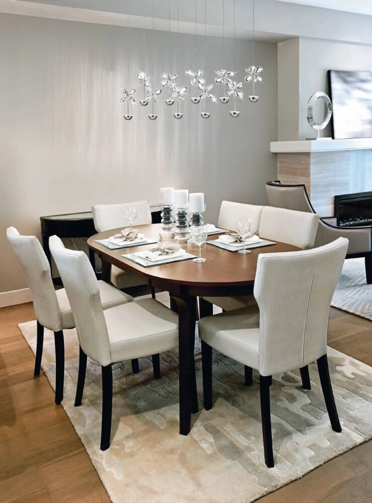 Unique hanging lamp Pianopoli flowers chrome Stars of Light 9002759936631