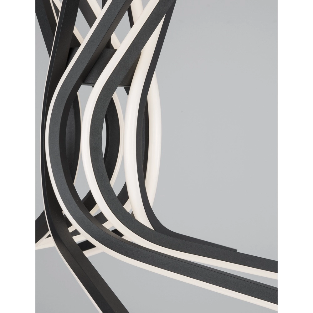 Design hanglamp Narvi S zwart Ø 50cm Lyora 5212017424204