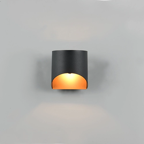 Wandlamp Samdel design zwart met goud Trio 4017807672299