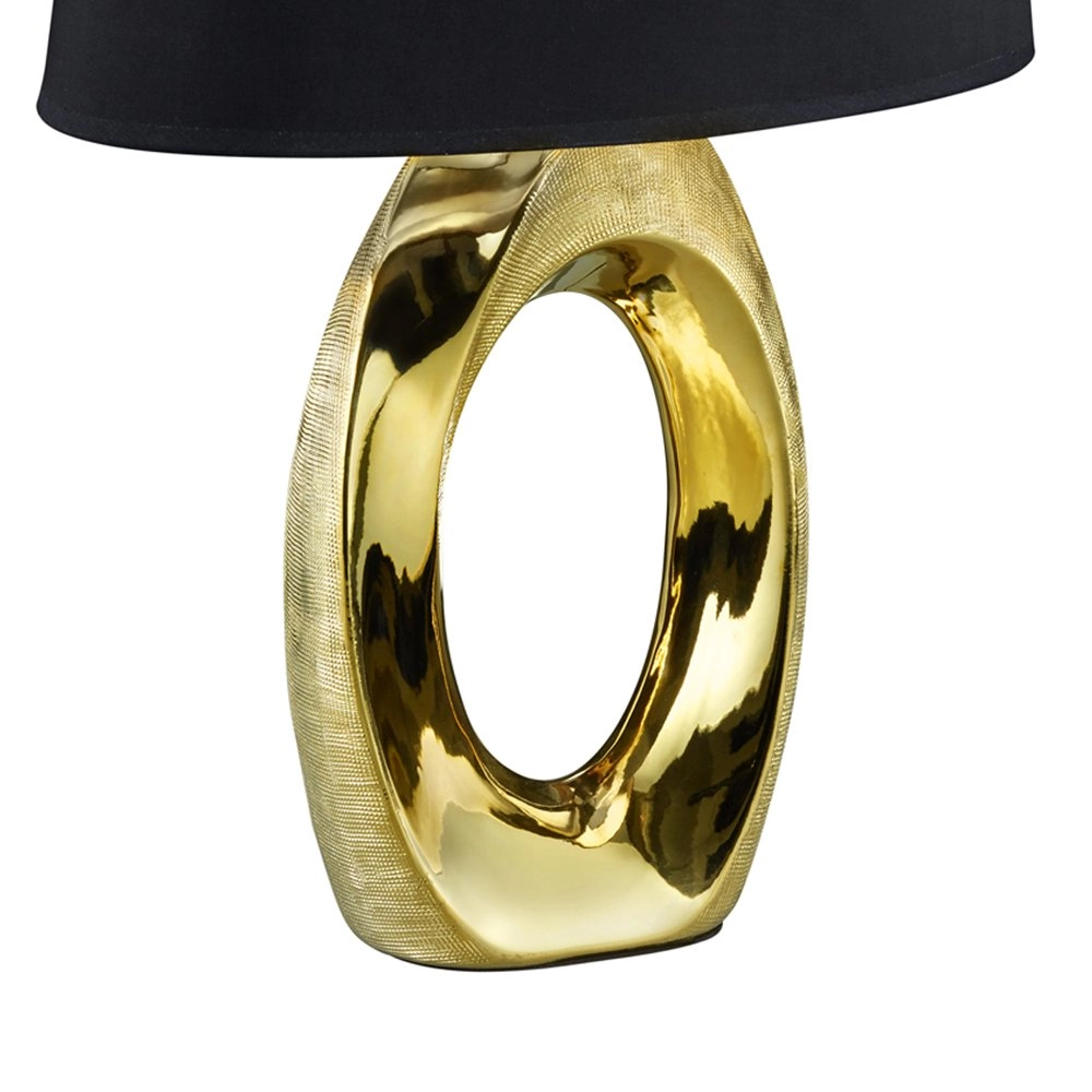 Tafellamp Taba 52cm goud met zwart Trio 4017807377507