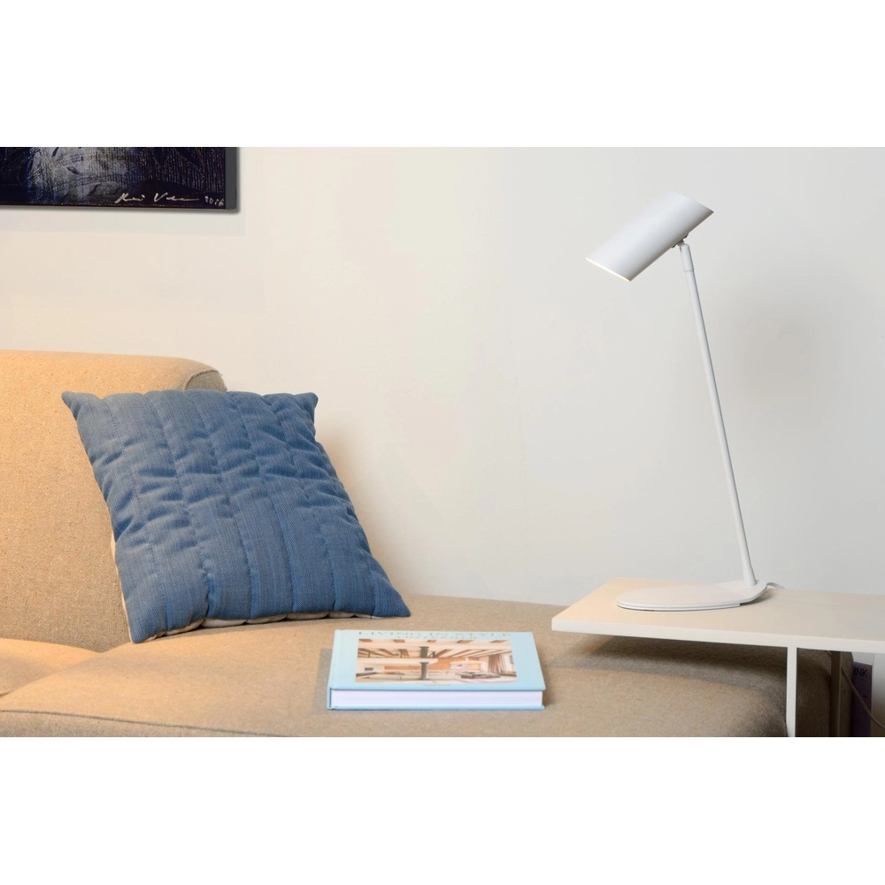Bureaulamp Hester wit Lucide 5411212193841