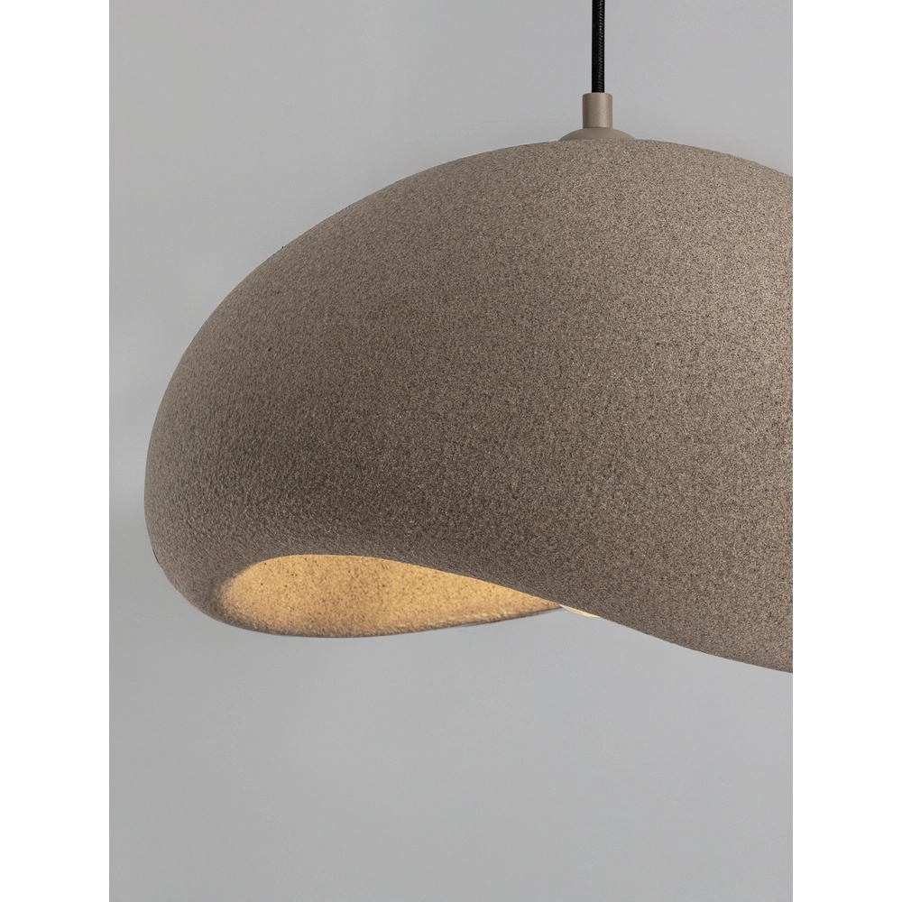 Natural pendant lamp Aere brown 40cm Lyora 5212017476708