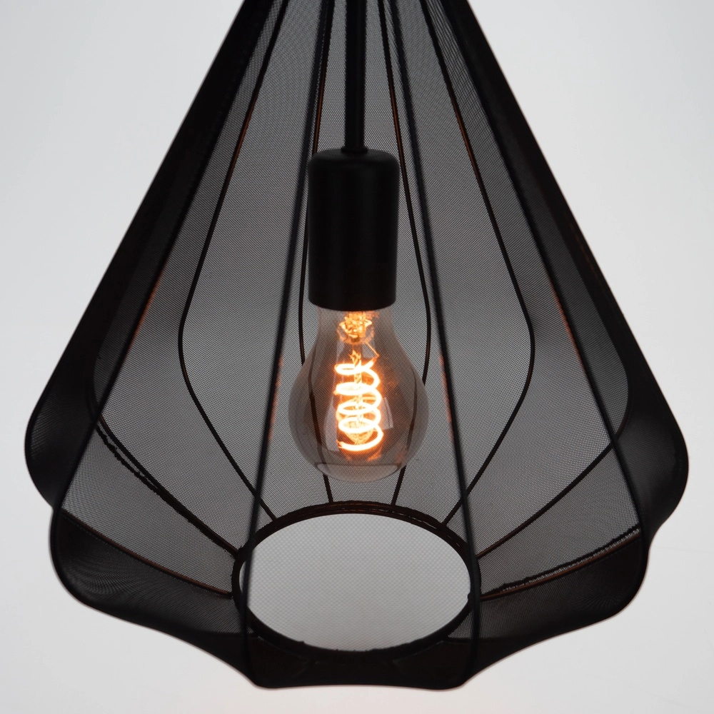 Hanglamp Ø 33cm Dolwen zwart - japandi Eglo 9002759439941