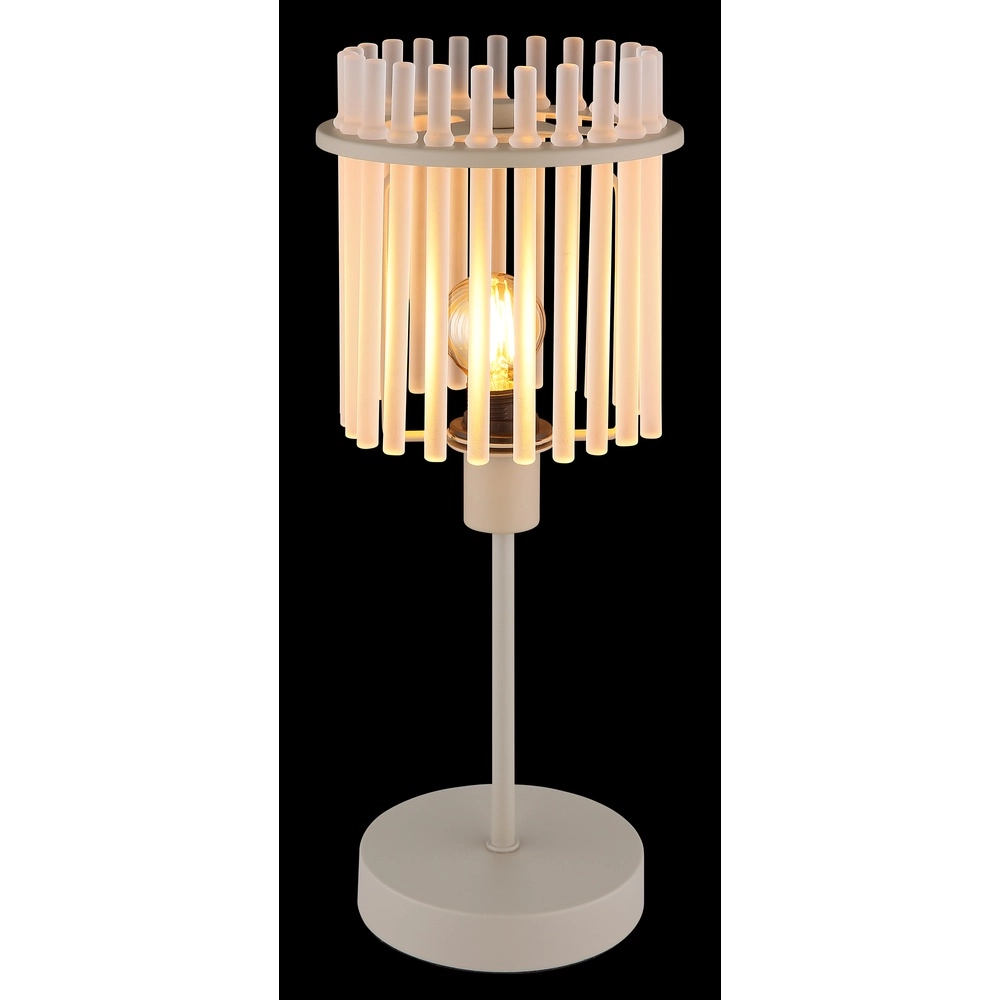 Tafellamp Gorley zand bruin met glas Globo 9007371569700