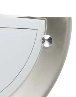 RVS wandlamp Miramar Brilliant 4004353955174