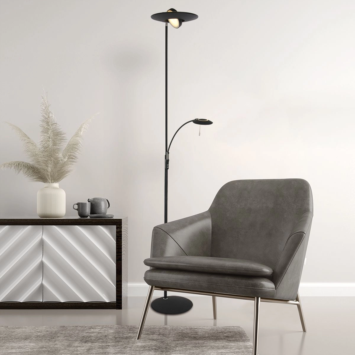 Leeslamp Zenith LED zwart Steinhauer 8712746113396