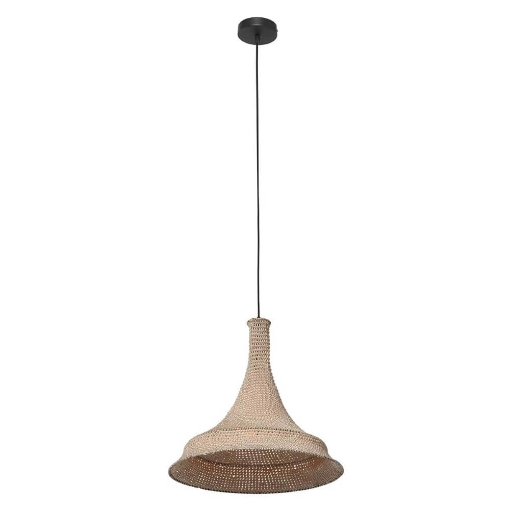 Ø 60cm hanglamp Marrakesch van bruin touw Steinhauer 8712746161496