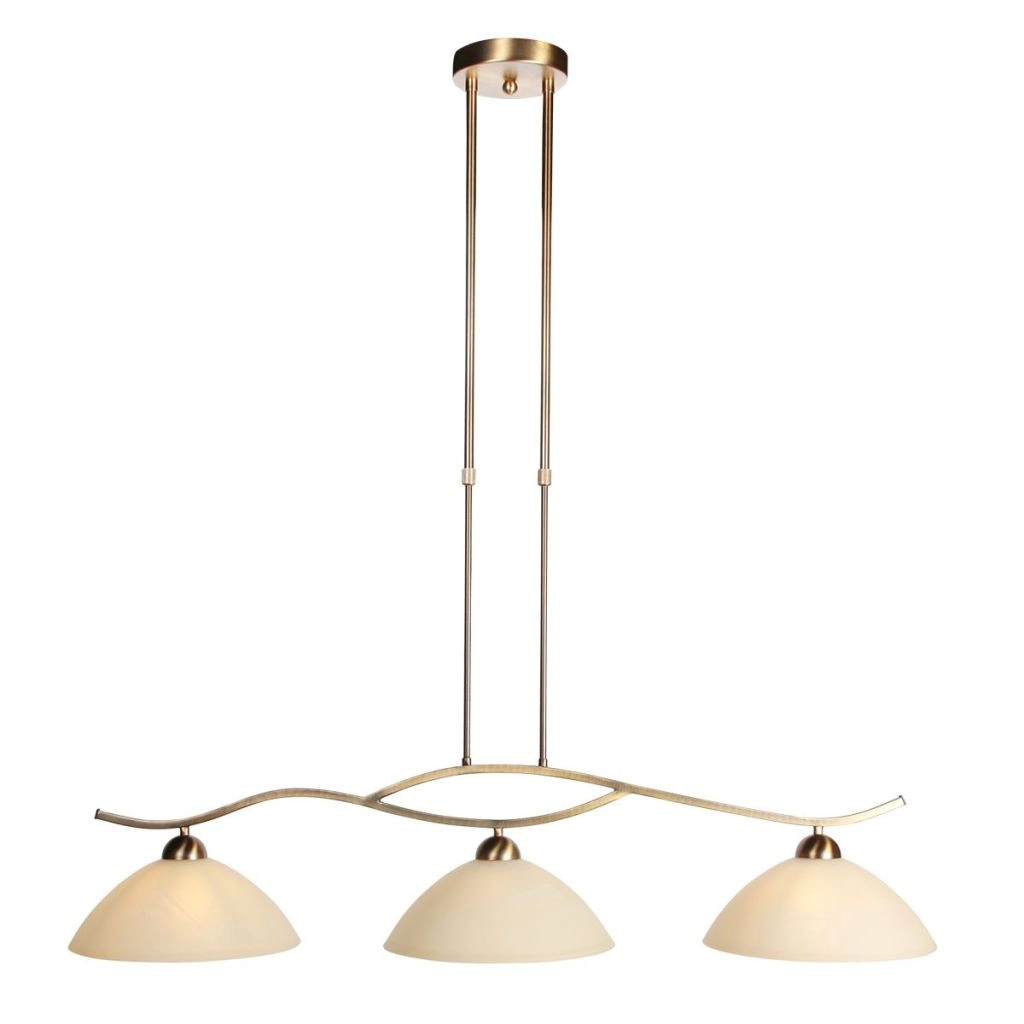 Klassieke hanglamp Anthea 3-lichts brons Steinhauer 8712746180213