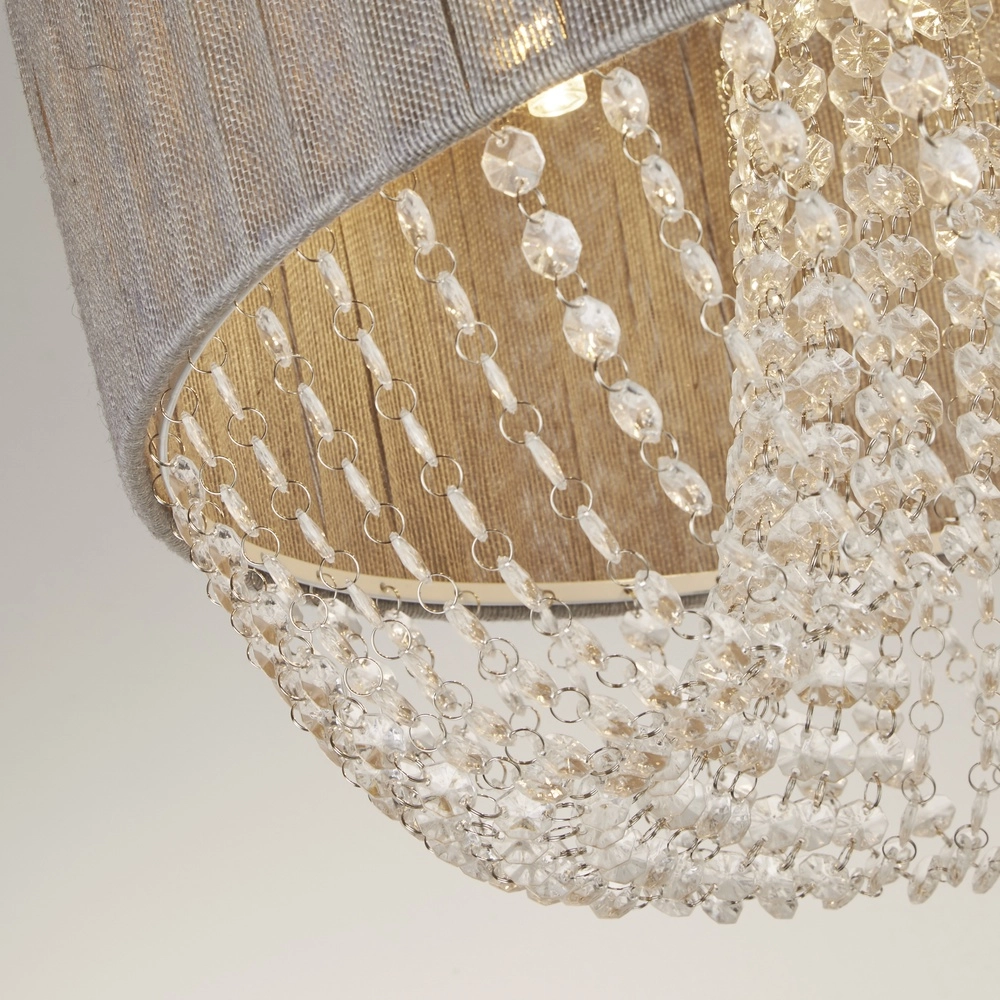 Plafondlamp Bellano chroom Ø 50cm Searchlight 5053423306858