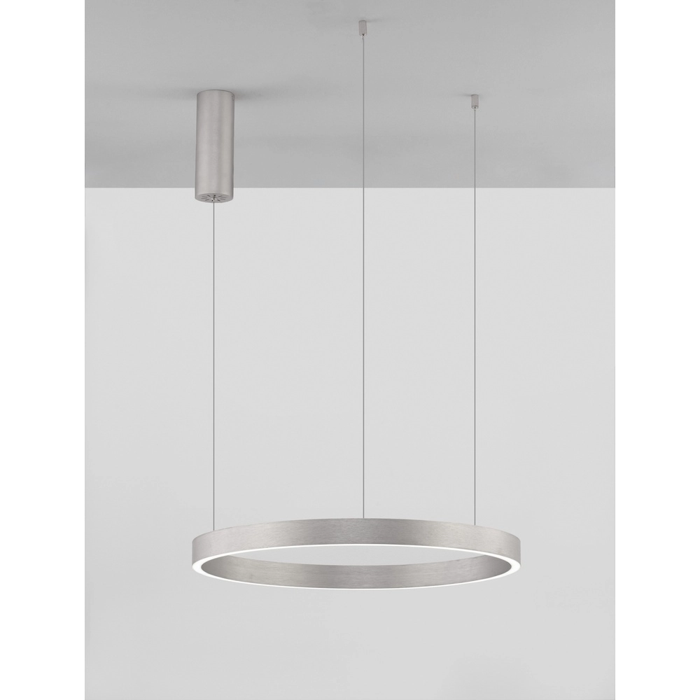 Design hanglamp Elowen zilvergrijs Ø 60cm Lyora 5212017439079