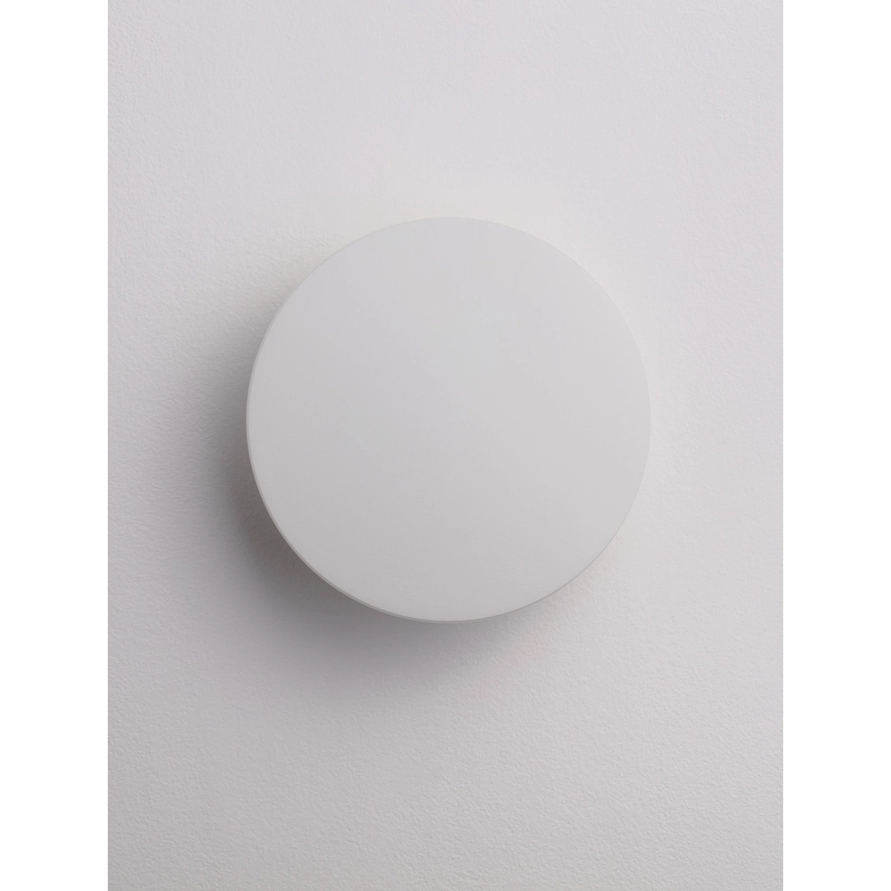 Ronde wandlamp Copper wit Ø 13,5cm Lyora 5212017447319