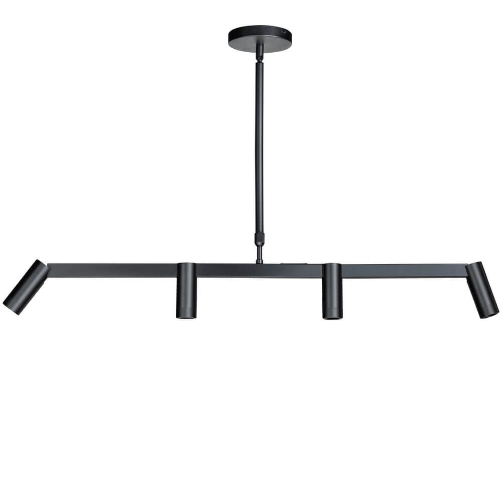 Strakke eettafellamp Miller 4-lichts zwart ETH 8720195303077
