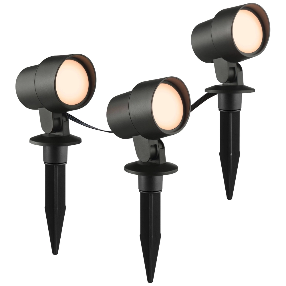 Smart Led prikspot set Kamara RGB - 3 stuks - met 3 meter snoer en stekker Brilliant 4004353453717